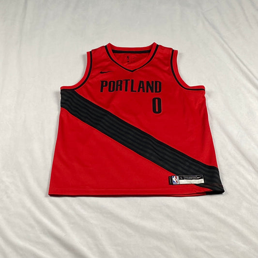 Portland Trail Blazers Damian Lillard Nike Swingman NBA Basketball Jersey