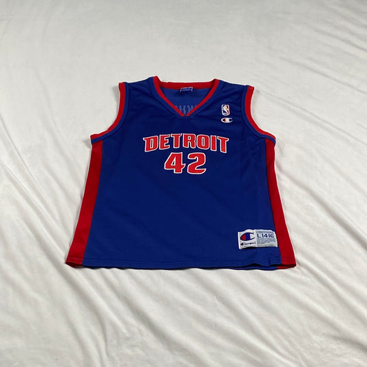 Detroit Pistons Jerry Stackhouse Champion Replica NBA Basketball Jersey